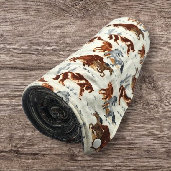 Eco-Friendly Reusable Paper Towels in Horses Print - Picture 4 of 4